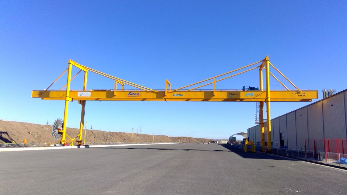 20(10+10)t x 40m portal crane