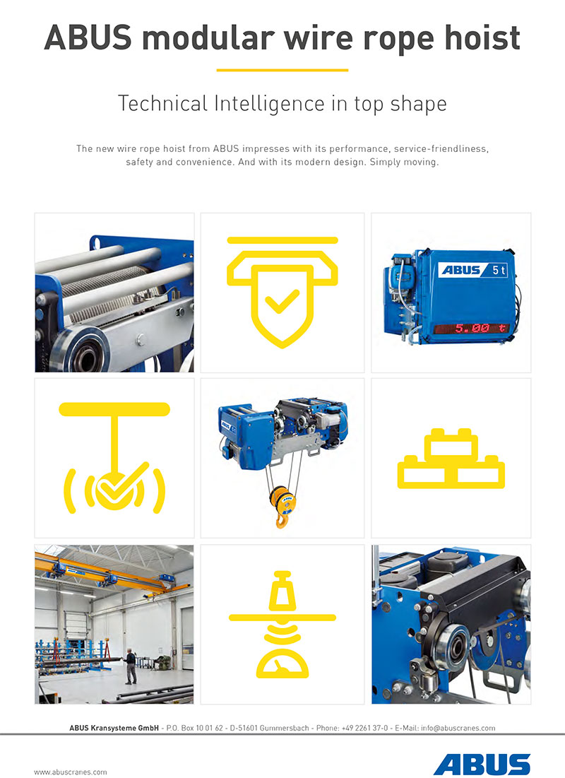 ABUS Flyer Wire Rope Hoist Modular